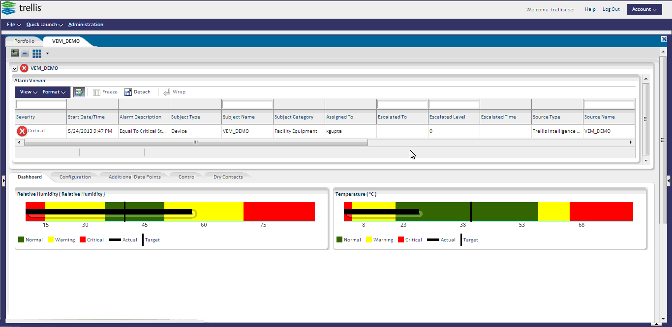 Trellis™ Platform Data Center Monitoring Solution Image