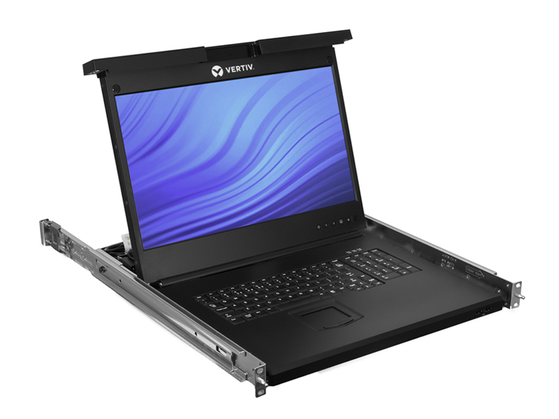 Vertiv Avocent Local Rack Access | 1U | LCD | Rack Mount Console Image