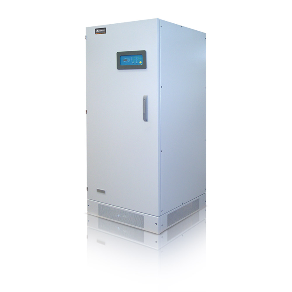 Front view of the Liebert CROSS Cabinet static power transfer switch