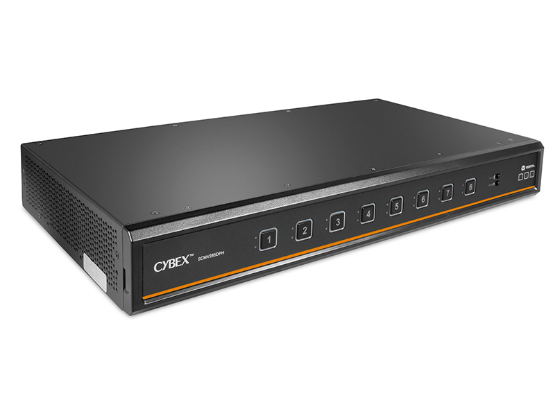 SCMV285DPH, Vertiv™ Cybex™ Secure MultiViewer KVM Switch 8 port Image