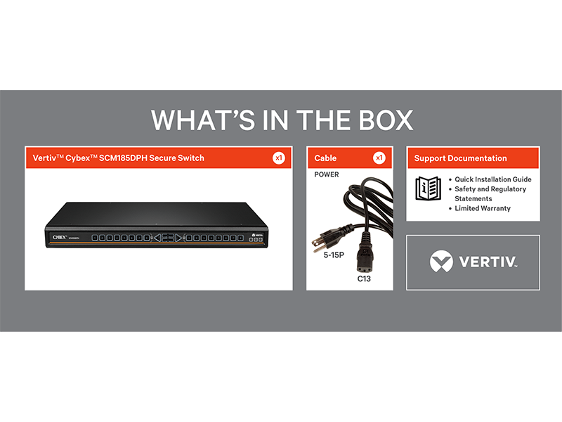 Cybex™ SCM185DPH Secure Desktop Matrix Image